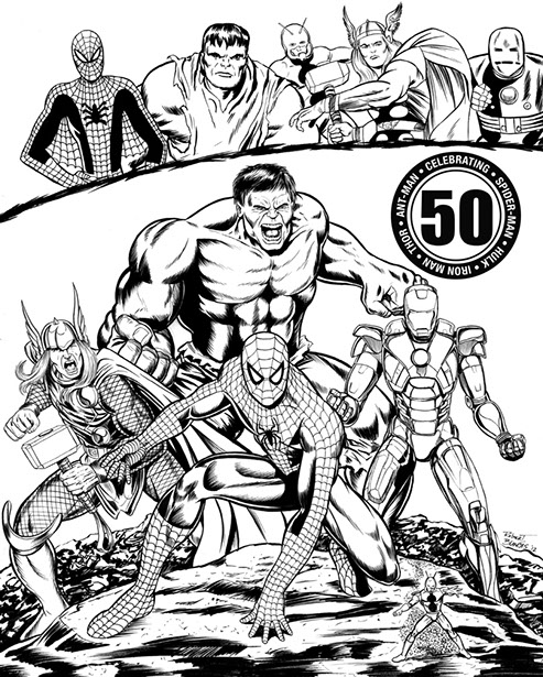 50 years of Marverl Heroes