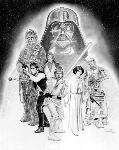 Star Wars A New Hope by Robert Blancas