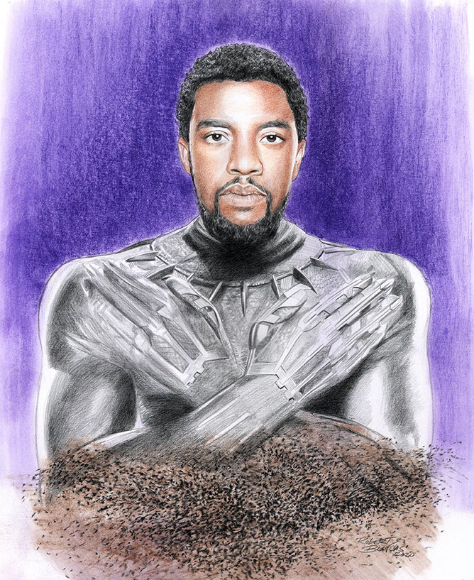 Chadwick Boseman by Robert Blancas