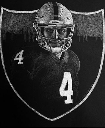 Derek Carr by Robert Blancas