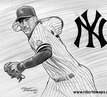Derek Jeter by Robert Blancas