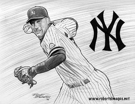 Derek Jeter by Robert Blancas