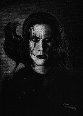 The Crow Brandon Lee by Robert Blancas