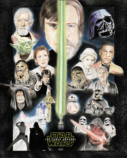 Star Wars The Force Awakens by Robert Blancas