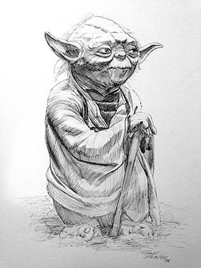 Yoda by Robert Blancas